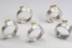 MZ-Silber/Goldringe/br